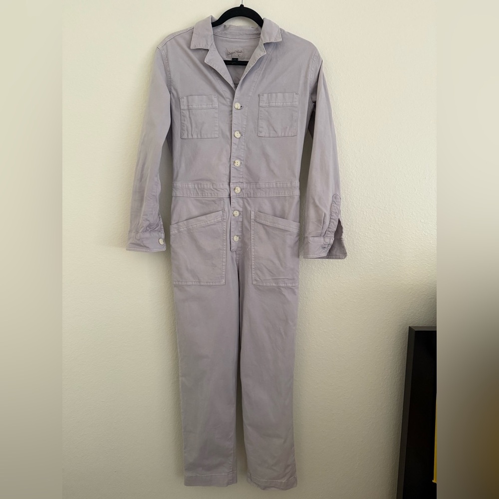 Target Universal Thread Women Long Sleeve Collared Boilersuit Lavender / Purple